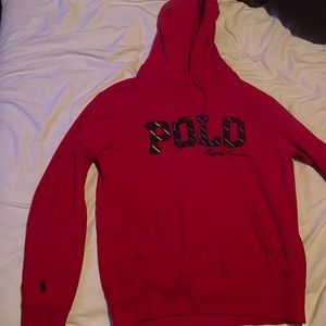 Ralph Lauren polo hoodie.
